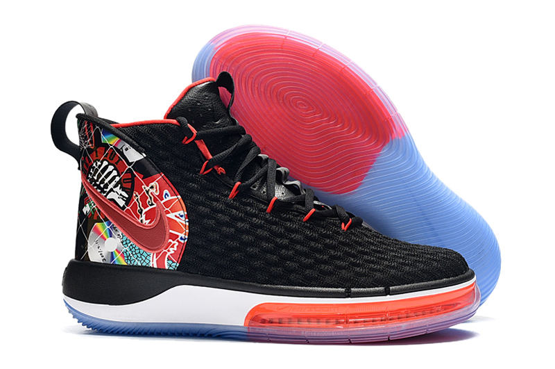 NIKE AIphaDunk Black Flor Print Red White Shoes